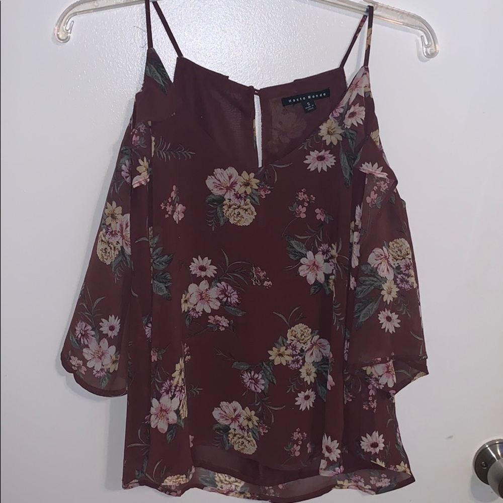 Floral Off the shoulder Blouse